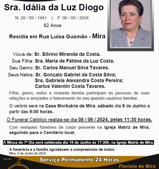 Sra. Idália da Luz Diogo