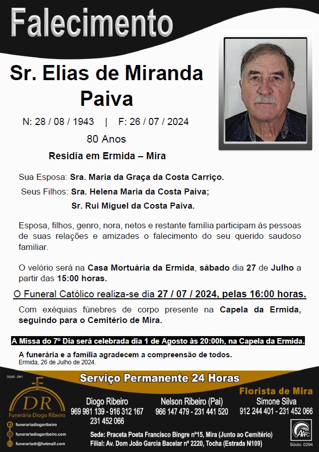 Sr. Elias de Miranda Paiva