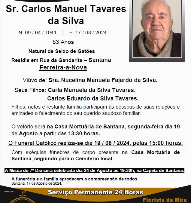 Sr. Carlos Manuel Tavares da Silva