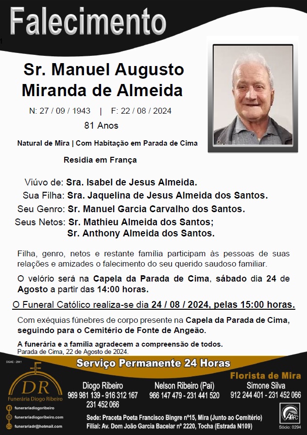 Sr. Manuel Augusto Miranda de Almeida