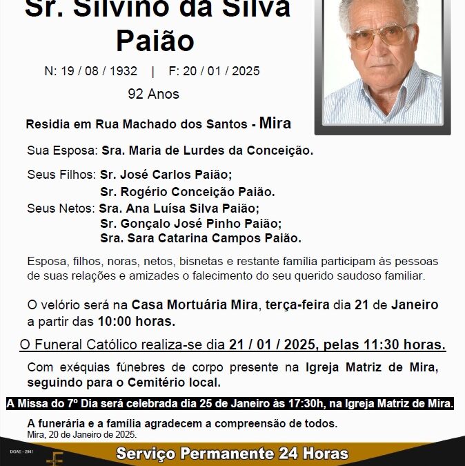 Sr. Silvino da Silva Paião